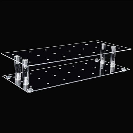 

Muross Acrylic Lollipop Stand 21Holes Detachable Cakepops Holder Display Rack Clear Cake Lollipop Stand Holder for Wedding Party