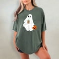 thumbnail image 6 of Cute Halloween Ghost Coffee Shirt – Spooky Season Iced Coffee Tee for Women, 6 of 8