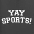thumbnail image 5 of Wild Bobby YAY SPORTS! Sports Men Long Sleeve Shirt, Charcoal, X-Large, 5 of 5