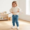 thumbnail image 5 of Resinta 3 Pack Toddler Girls Boys Sweatpants Kids Casual Athletic Pull-On Cotton Jogger Pants with Drawstring for Boys Girls, 5 of 10