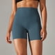 thumbnail image 5 of Pantalones Cortos De Yoga Pantalones cortos casuales para mujer Elástico Cintura alta Levantamiento de cadera para deportes de gimnasia (XL Indigo) Tmvgtek Para Estrenar, 5 of 9