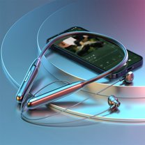 Wireless Earbuds Bluetooth Headphones, Bluetooth 5.3 Stereo over Ear Buds,Noise Cancelling Mic, IPX7 Waterproof Headset for Workout/Running - Khaki