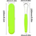 thumbnail image 2 of Raspador de lengua, raspador de lengua de acero inoxidable, elimina el mal aliento, cepillos de lengua para el cuidado bucal, 2 of 5