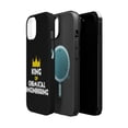 thumbnail image 2 of DistinctInk MagSafe Tough Case for Apple iPhone 15 (6.1" Screen) - King of Chemical Engineering - Tempered Glass Back, 2 of 6