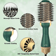thumbnail image 3 of Cepillo Secador De Pelo Malubero Malu1529 Giratorio Alisador Verde, 3 of 3