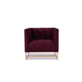 thumbnail image 3 of Royce Accent Chair Burgundy, 3 of 10