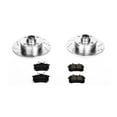 thumbnail image 3 of PowerStop Rear Z23 Evolution Sport Carbon-Fiber Ceramic Brake Pad and Drilled & Slotted Rotor Kit Fits: VOLKSWAGEN Select Models K370, 3 of 10