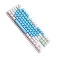 thumbnail image 5 of Keyboard Biojee Wired 87-Key Mechanical Gaming Keyboard Rainbow Backlit Keyboard For  PC Laptop For Game And Office, 5 of 7