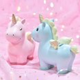 thumbnail image 2 of Unicorn Piggy Bank for Girls - Blue, 2 of 5