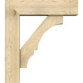 thumbnail image 3 of Ekena Millwork 8"W x 30"D x 34"H Balboa Block Rough Sawn Bracket w/ Offset Brace, Douglas Fir, 3 of 25