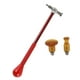 thumbnail image 5 of Juego de martillos para reparar abolladuras de coche, herramienta manual resistente, multiusos, resistente al desgaste, telescópico Con cabeza de 4 martillos, 5 of 8
