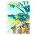 thumbnail image 3 of Saunders, Alonzo 19x24 Black Modern Framed Museum Art Print Titled - Tropical Glow II, 3 of 5