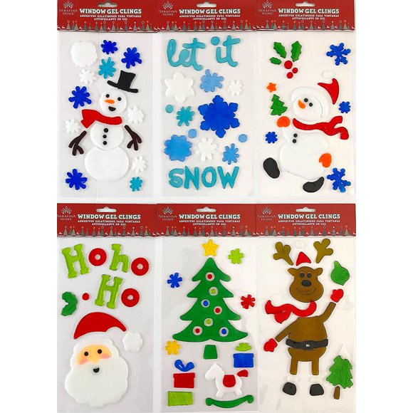 Thanksgiving Window Gel Clings