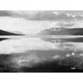 thumbnail image 3 of Adams, Ansel 14x12 Black Modern Framed Museum Art Print Titled - McDonald Lake, Glacier National Park, Montana - National Parks and Monuments, 1941, 3 of 5