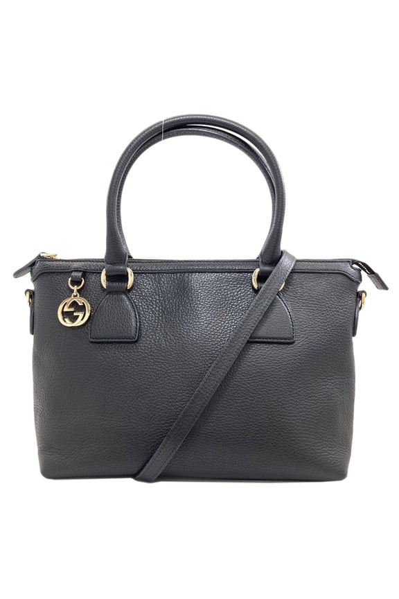 Pre-Owned Gucci 449659 Outlet Interlocking G 2-Way Handbag Calfskin Women's GUCCI