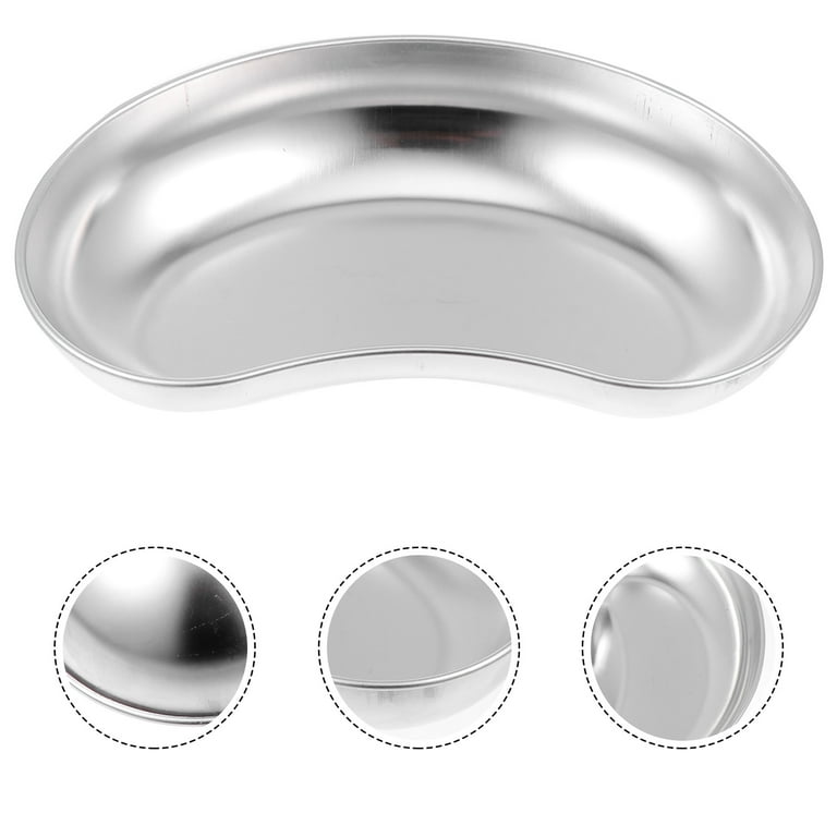 1Pc Stainless Steel Surgical Tray Multi function Kidney Tray Disinfection Plate