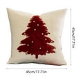 thumbnail image 3 of Neoyler Christmas Decorations Pillowcase Soft Polyester Outdoor Safe Invisible Zipper Washable Decorative Sofa Throw Cushion Cover Indoor Accent Multicolor 17.7x17.7in, 3 of 6