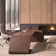 thumbnail image 5 of Laptop Stand Writing Desk Luxury Executive Coffee Office Desks Workstation Organizer Scrivania Ufficio Lavoro Wood Furniture My Lux Decor Round, 5 of 24