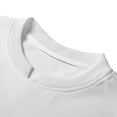 thumbnail image 4 of FRSASU Men's Crew Neck Basic Oversized Tshirts Half Sleeve Plain Loose Fit Summer Pullover Tops White, 4 of 9