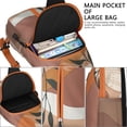 thumbnail image 3 of Rustic Ethnic Sling Backpack Bohemian Floral Travel Daypack with Multiple Compartments, 3 of 6