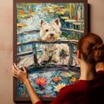 thumbnail image 6 of West Highland White Terrier Art Print Poster, Dog Canvas, West Highland White Terrier Wall Art Decor, Dog Art Home Decor Artwork For Bedroom Living Room Bathroom Decor, 6 of 6