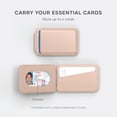 thumbnail image 2 of Satechi Magnetic Magsafe Wallet, Double Flap Stand Card Holder, 4 Slots with Front NFC Pass-Through, Adjustable Phone Attachment for iPhone 17/16/15/14/13/12, Travel Accessory, Desert Rose, 2 of 6
