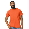 thumbnail image 4 of Gildan Ultra Cotton Pocket T-Shirt for Unisex GR23 Undershirts Lightweight Longer Length Crewneck Tee Orange, 4XL, 4 of 5
