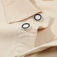 thumbnail image 3 of QATAINLAV Polos Shirts for Men Big and Tall Tops Casual Button Athletic Collared Tennis T-Shirt Solid Color Short Sleeve Golf Tees Shirt Ofertas Flash Khaki XL, 3 of 8