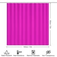 thumbnail image 2 of Shower Curtain Set 4 Piece include Shower Curtain and Rugs and Non Slip U Shaped Toilet Rugs Luxury Bathroom Decor Hot Magenta, 2 of 5