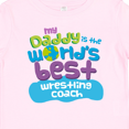 thumbnail image 4 of Inktastic Daddy is Worlds Best Wrestling Coach Boys or Girls Baby T-Shirt, 4 of 5