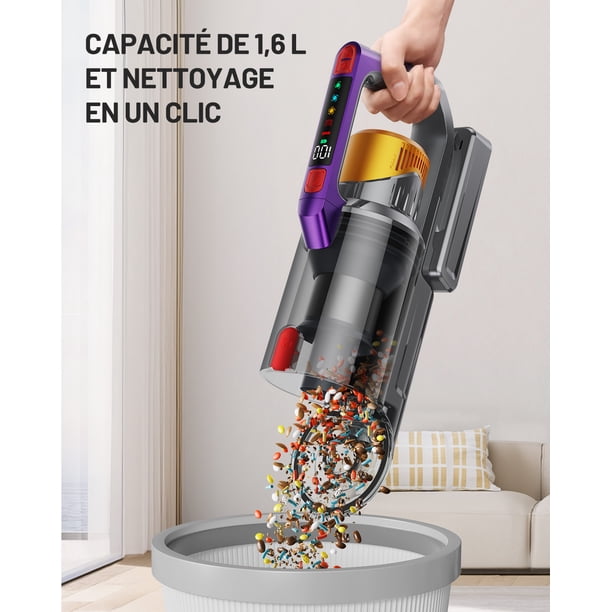 AZVKEA Cordless Vacuum - High-efficiency - Walmart Business Supplies