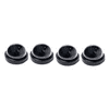 Scorpion Security Products 4 - Pack Dummy Dome Security Cameras - Deer & Animal Deterrent - Animal Repellent (Black)