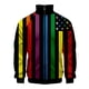 thumbnail image 2 of Chaqueta con cremallera y estampado 3D de arcoíris LGBT para hombre y mujer, sudadera de moda para primavera y otoño, tops cómodos, abrigo de calle, ropa para hombre, 2 of 5