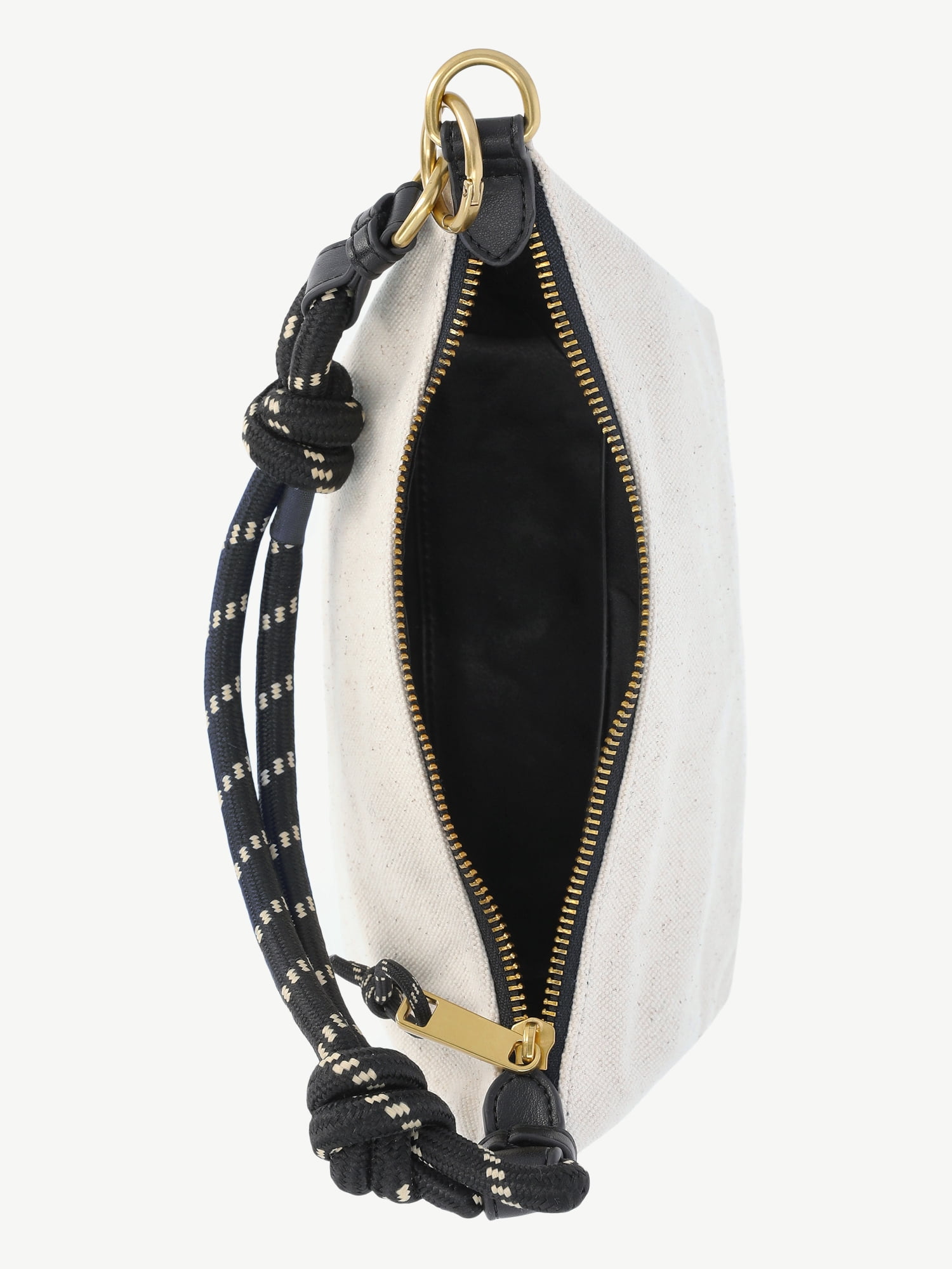 Free Assembly Women's Canvas Shoulder Bag, Natural