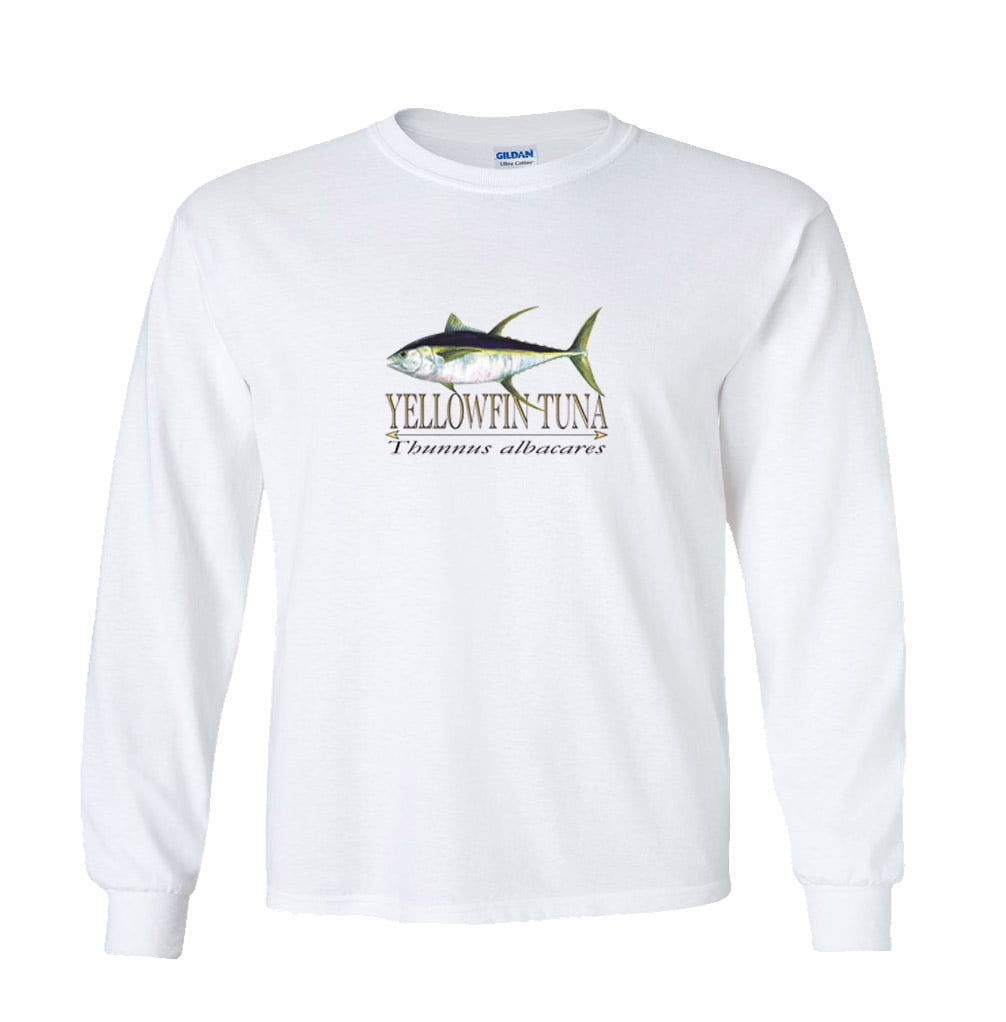 Fair Game - Yellowfin Tuna Albacore Fishing Long Sleeve T-Shirt ...