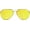 Gold Frame/Yellow, variant on Unisex Aviator Sunglasses | Fashionable & Lightweight Frame Suits All Face Shapes | 100% UV Protection (Gold Frame/Yellow Lens)