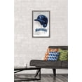 thumbnail image 2 of MLB Seattle Mariners - Drip Helmet 22 Wall Poster, 14.725" x 22.375" Framed, 2 of 5