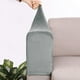 thumbnail image 4 of Funda para reposabrazos, protector universal de terciopelo para brazos de silla. gris, 4 of 7