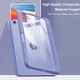 thumbnail image 3 of Compatible con iPad Mini 6 Funda con portalápices y parte trasera transparente para iPad Mini 6 [Admite carga inalámbrica Apple Pencil de segunda generación] Púrpura Ormromra CJWUS-6887, 3 of 7