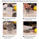 thumbnail image 3 of Juego de Bandejas con Moldes de Esferas de Silicona para Hacer Moldes de Bolas para Hacer Cócteles y Whisky, 3 of 9