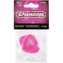 Dunlop Delrin Standard Guitar Picks - 12-Pack - .71mm - Pink