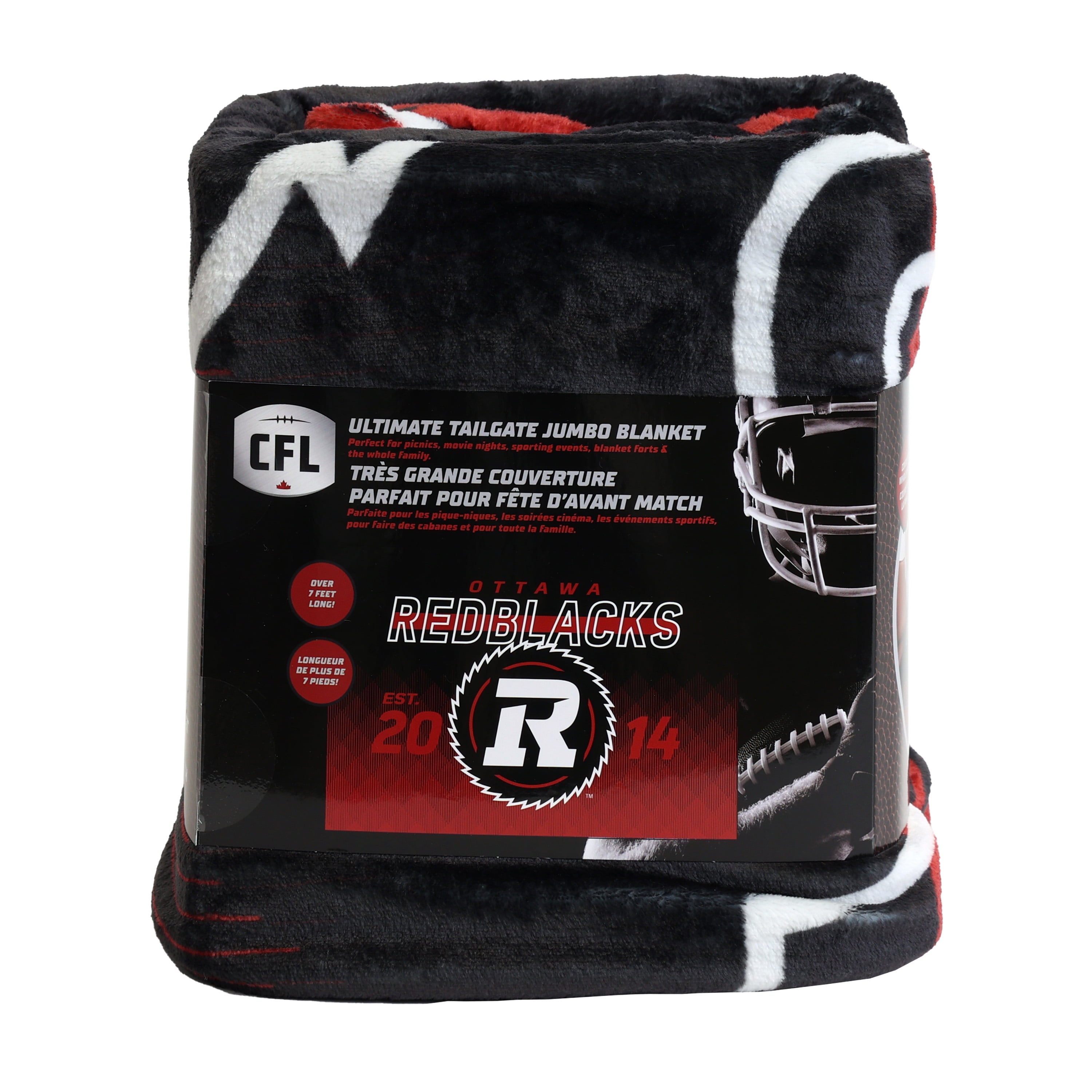 CFL Ottawa Redblacks Family Blanket, 62" x 90"