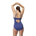 thumbnail image 4 of Speedo Women's Endurance+ Solid Shirred One Piece Swimsuit - Hapuna Blue, Size: 16, 4 of 4