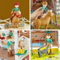 thumbnail image 3 of Hape Poney Ranch Grange Club Ensemble de Jeu Maison de Poupée pour Enfants de 3 Ans et Plus, 3 of 5