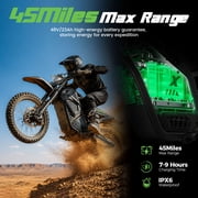 2025 NEW 3500W Electric Bike for Adults,Adult Electric Bicycles 48V 23AH 30-40 Miles Range,Speed Max 40 Mph Electric Mountain Bike with 14 Fat Tires,Electric Ebike off-Road Bikes for Beach Snow
