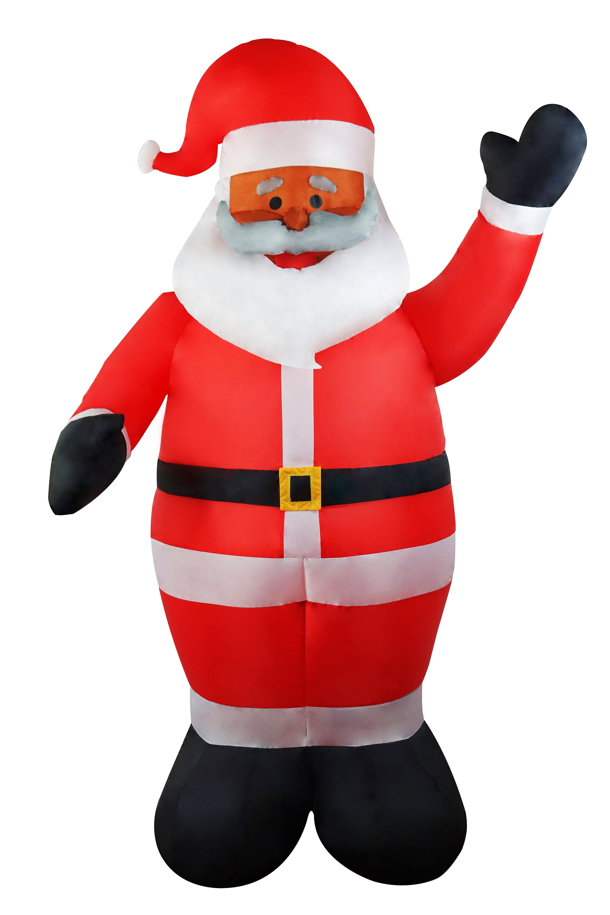 6 Foot Long Christmas Inflatable Santa Claus Black Santa Inflatable Yard  Decoration Christmas Inflatables