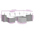 thumbnail image 5 of vidaXL Garden Sofa Set Gray, Dark Gray, 5 of 10