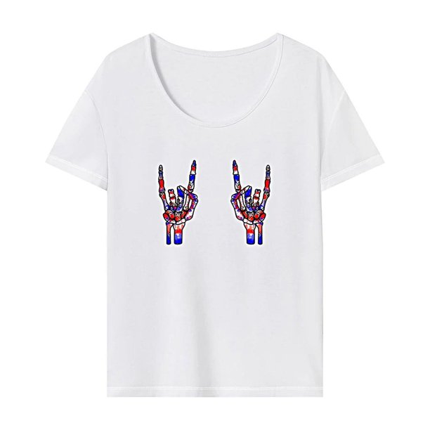 Camiseta básica cómoda de verano para mujer, para vacaciones, viajes en la calle, trabajo L
