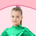 thumbnail image 5 of HAOTAGS One Piece Dance Jumpsuits for Girls, Long Sleeve Gymnastics Bodysuits for Kids Green 1-3 Years, 5 of 7