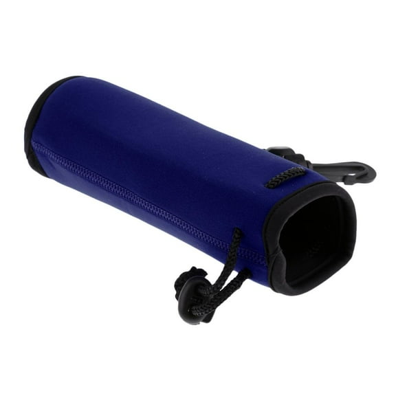 Neoprene Insulated Water Drink Bottle Carrier Cover Sleeve Case Navy
